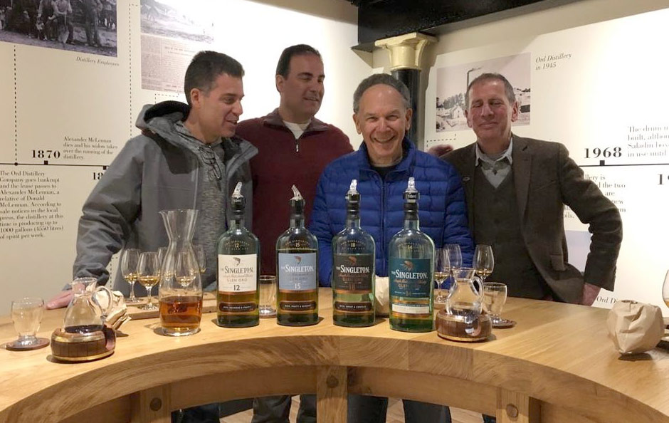 whisky distillery tour with Ronnie Berri