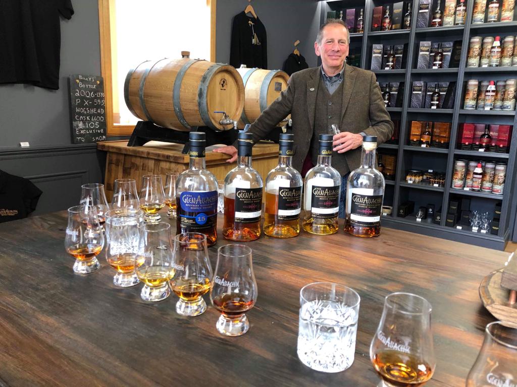 whisky distillery tour with Ronnie Berri
